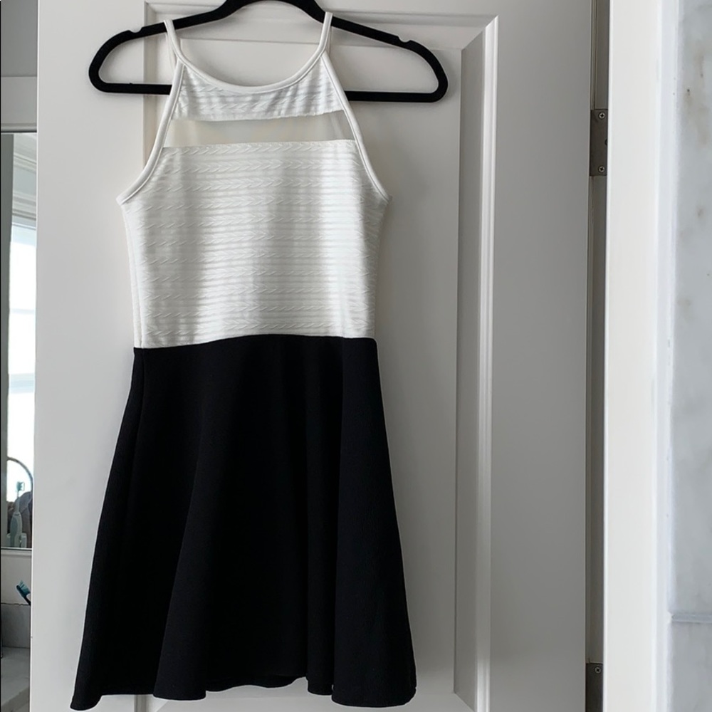 Aqua Girls formal blk/cream dress - size 12